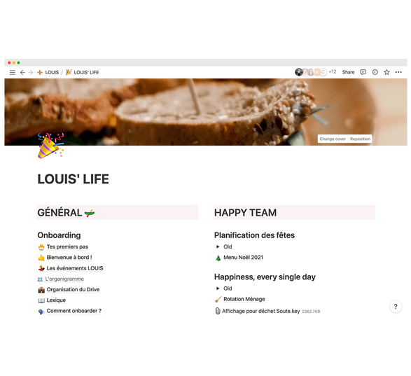 template notion d’un processus d’intégration d’un collaborateur